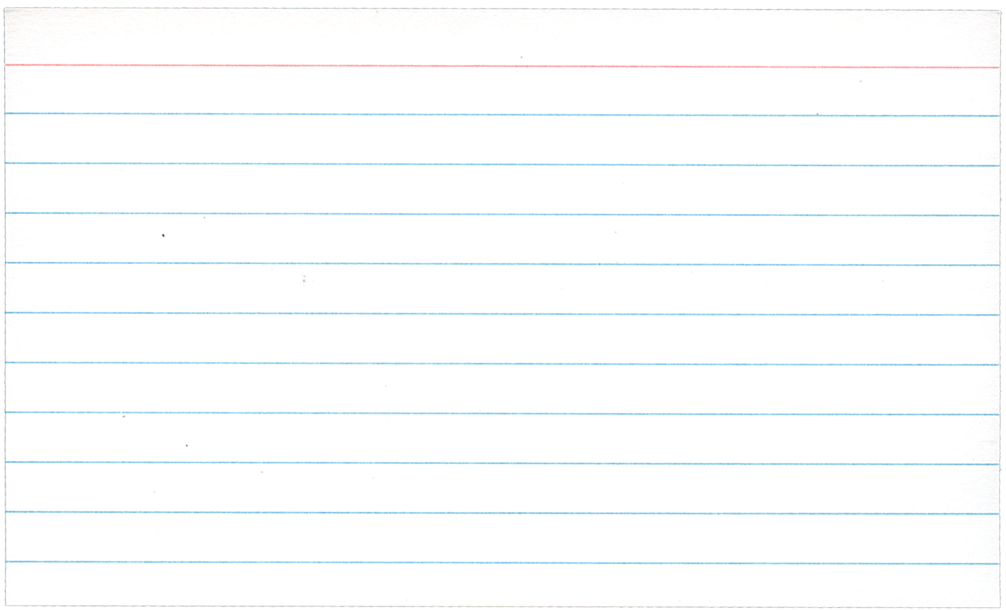 index card background